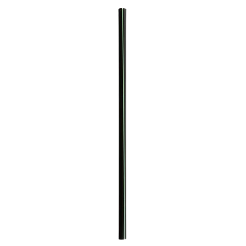 Fat Straw Black 6" - 500/Box