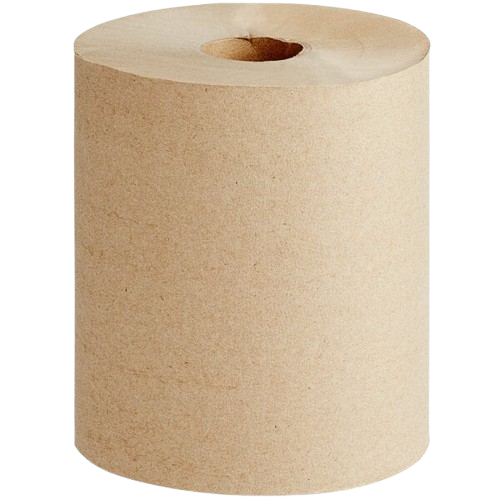 Hardwound Paper Towel Roll Natural 8" x 800' - 6/Case