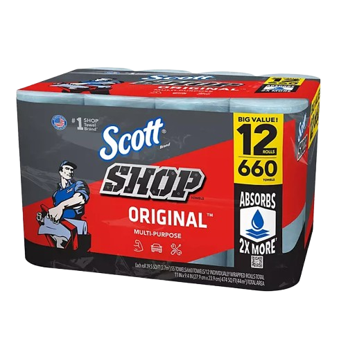 Scott Shop Towels Original 55 sheets/roll - 12 rolls