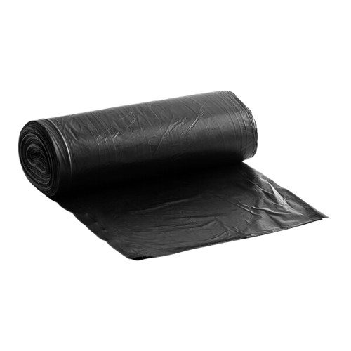 Trash Bag 55 Gallon Black 38" x 58" - 100/Case