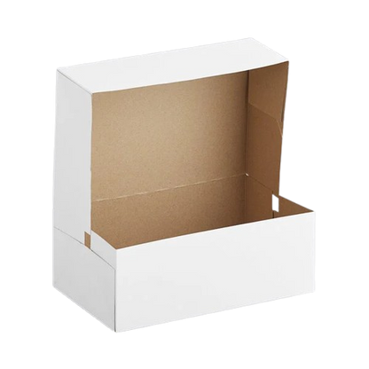 Bakery/Cake Box Auto Pop Up Window White 10" x 6-1/4" x 3-1/2" - 150/Case