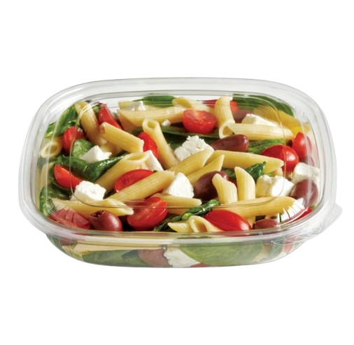 Placon Clear Plastic Square Bowl 24 oz. SBM-24C - 300/Case