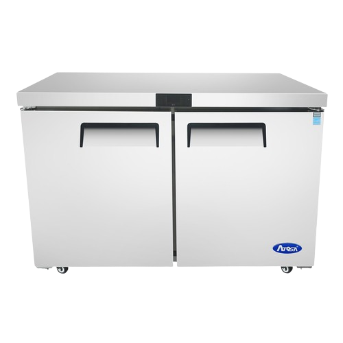 Atosa Two-Section Stainless Steel Undercounter Freezer 48" W