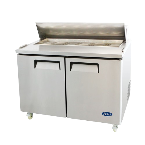 Atosa Two-Section Refrigerated Sandwich/Salad Prep Table 48" W