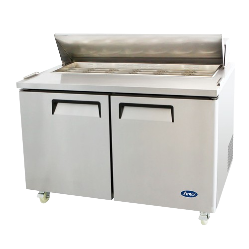 Atosa Two-Section Refrigerated Sandwich/Salad Prep Table 60" W