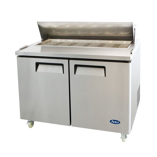 Atosa Two-Section Mega Top Refrigerated Sandwich/Salad Prep Table 48" W