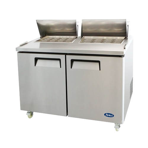 Atosa Two-Section Mega Top Refrigerated Sandwich/Salad Prep Table 60" W