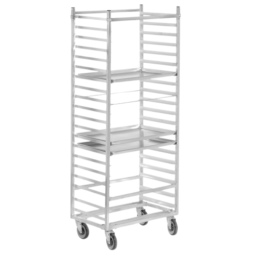 Channel Bun Pan Rack Aluminum 28.5"W x 18"D x 70.25"H 411AKD