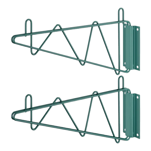 Klinger's Single Wall Bracket Green Epoxy 18" D