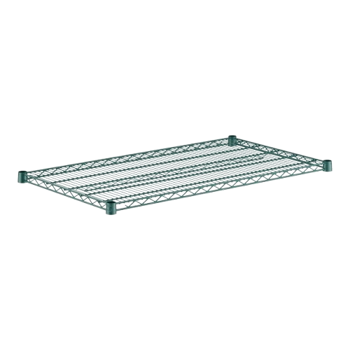 Klinger's Wire Shelf Green Epoxy 42" W x 24" D