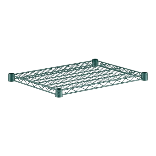 Klinger's Wire Shelf Green Epoxy 24" W x 18" D