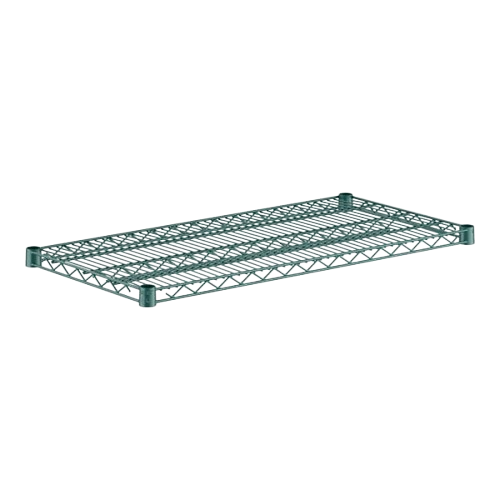 Klinger's Wire Shelf Green Epoxy 36" W x 18" D