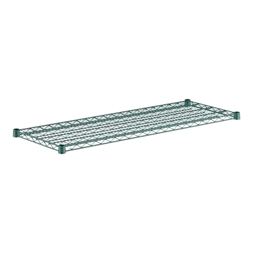 Klinger's Wire Shelf Green Epoxy 48" W x 18" D