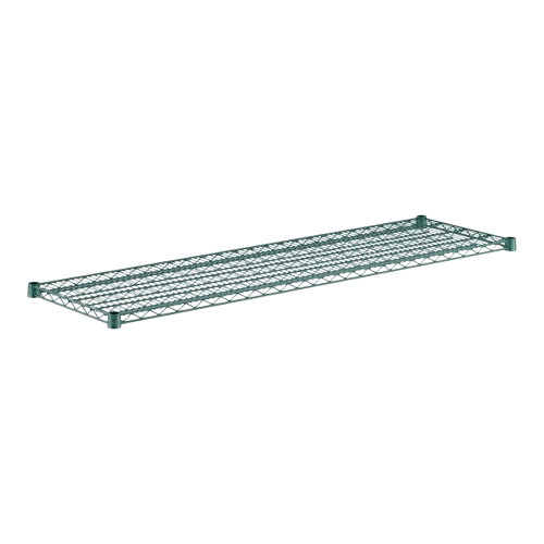 Klinger's Wire Shelf Green Epoxy 60" W x 18" D