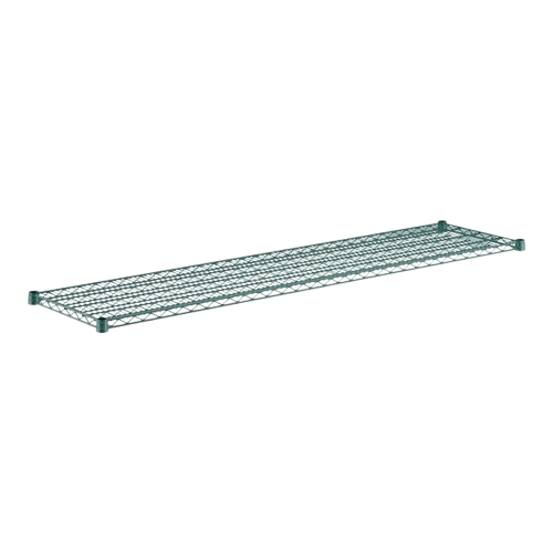 Klinger's Wire Shelf Green Epoxy 72" W x 18" D