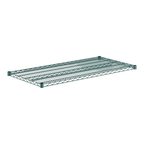 Klinger's Wire Shelf Green Epoxy 48" W x 24" D