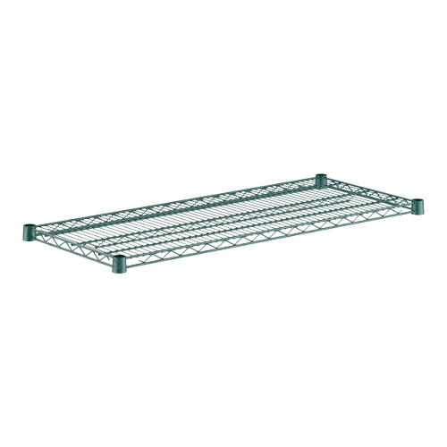 Klinger's Wire Shelf Green Epoxy 42" W x 18" D