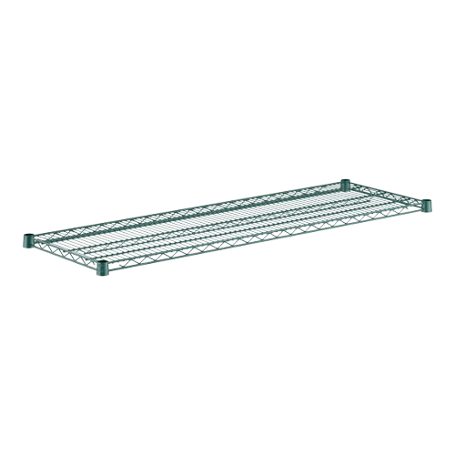 Klinger's Wire Shelf Green Epoxy 54" W x 18" D