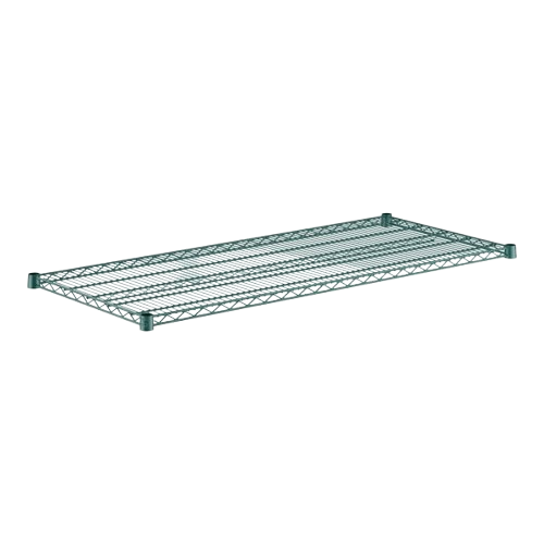 Klinger's Wire Shelf Green Epoxy 54" W x 24" D