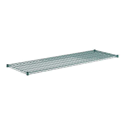 Klinger's Wire Shelf Green Epoxy 72" W x 24" D