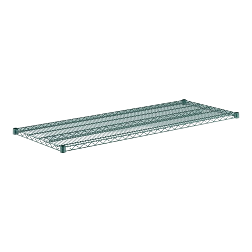 Klinger's Wire Shelf Green Epoxy 60" W x 24" D