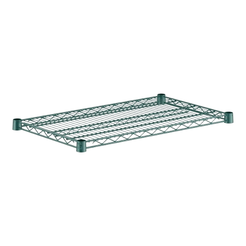 Klinger's Wire Shelf Green Epoxy 30" W x 18" D