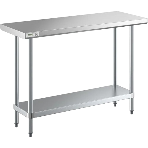 Klinger's Stainless Steel Work Table 18" D x 48" W