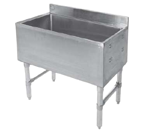 Klinger's Stainless Steel Underbar Ice Chest w/ Cold Plate 18" D x 24" W