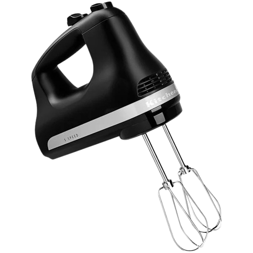 KitchenAid Ultra Power Matte Black 5-Speed Hand Mixer 120V