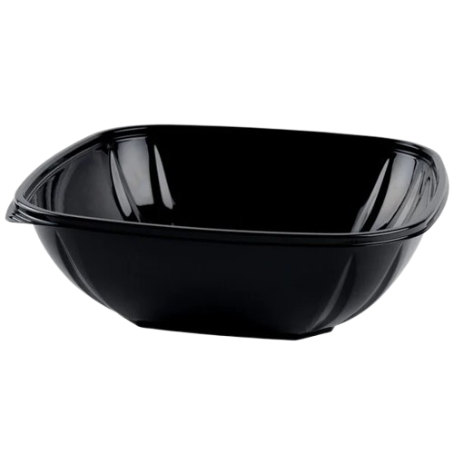 Fineline Large Square Super Bowl Black 64 oz. 15064L-BK