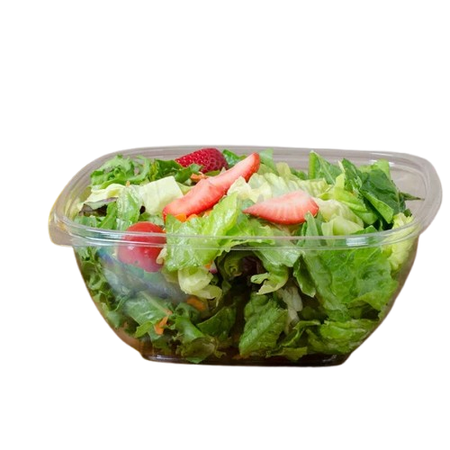 Sabert Clear PET Square Catering Bowl 48 oz. - 300/Case