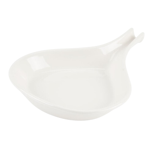 International Tableware Round Serving Skillet White Stoneware-Ceramic 18 oz.