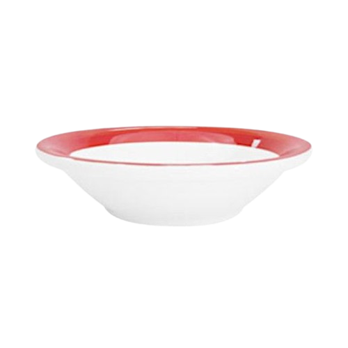 CAC China Rainbow Stoneware Fruit Dish 4-3/4 oz. Red R-11-R - 36/Case