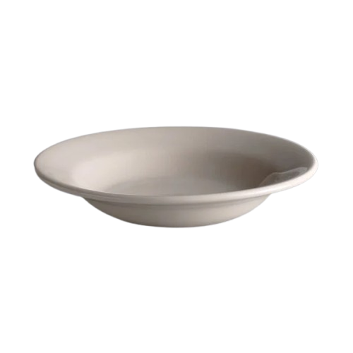 Yanco Ultima Cream White Round Rolled Edge Stoneware Soup Bowl 12 oz. RE-3 - 24/Case