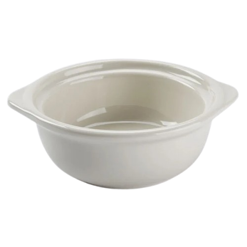 Tuxton DuraTux®© Eggshell Onion Soup Crock Ceramic 8 oz. BES-1006 - 24/Case