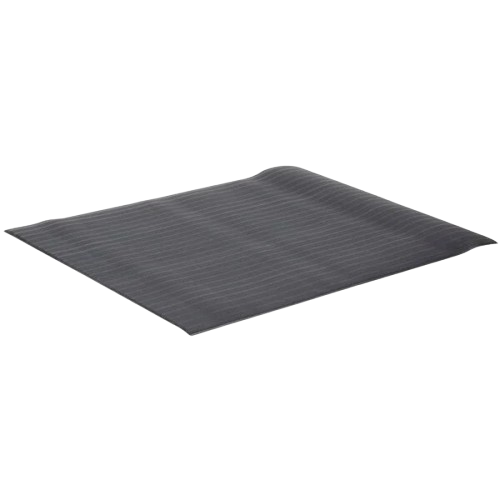 Cactus Mat Tredlite Ribbed Vinyl Anti-Fatigue Mat Black 2-1/4' x 3' - 3/8" Thick