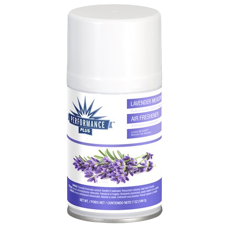 Performance Plus Metered Aerosol Lavender Meadow Can Air Freshener 7 oz. - 12/Case