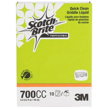 Scotch-Brite™ Liquid Griddle Quick Clean Packet 3.2 oz. 3M 700CC - 10/Pack