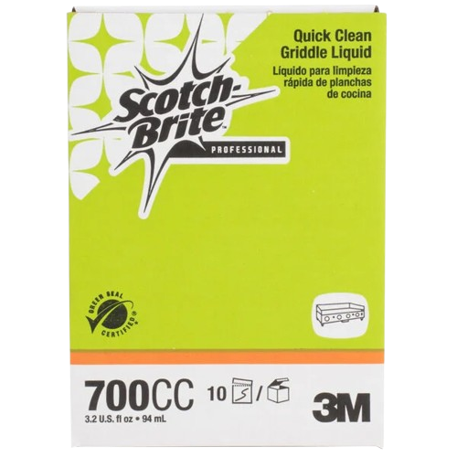 Scotch-Brite™ Liquid Griddle Quick Clean Packet 3.2 oz. 3M 700CC - 10/Pack