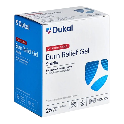 Medique Burn Aid 3.5 g Burn Gel Packet - 25/Box