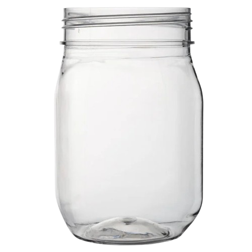 Fineline Quenchers 16 oz. Mason Jar 4517-CL - 64/Case