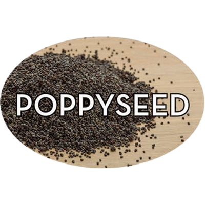 Standard Flavor Label Poppyseed - 500/Roll