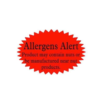 Food Allergen Label Allergens Alert May Contain Nuts  - 500/Roll