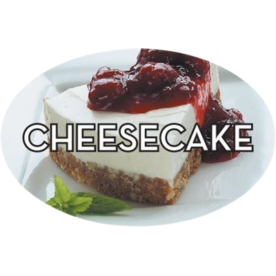 Standard Flavor Label Cheesecake - 500/Roll