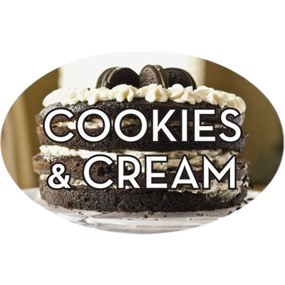 Standard Flavor Label Cookies & Cream -  500/Roll