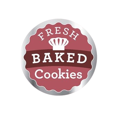 Specialty Bakery Label Fresh Baked Cookies - 500/Roll