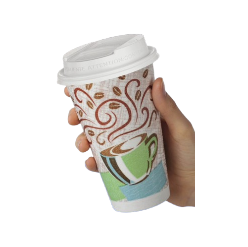 Dixie PerfecTouch Insulated Hot/Cold Paper Cups 16 oz. - 500/Case