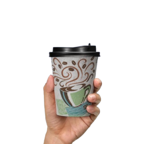 Dixie PerfecTouch Insulated Hot/Cold Paper Cups 12 oz. - 1000/Case