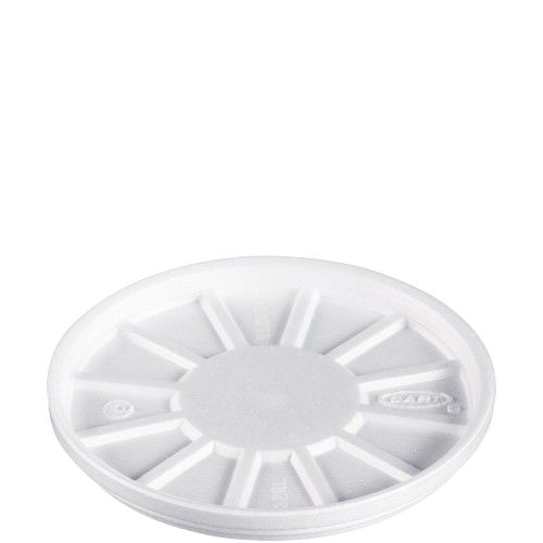 Dart Mfg. White Foam Cup Vented Lid 32RL - 500/Case