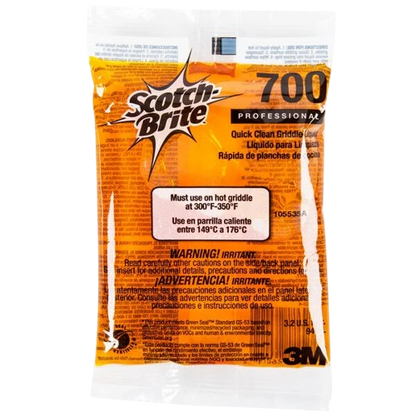 Scotch-Brite™ Liquid Griddle Quick Clean Packet 3.2 oz. 3M 700CC